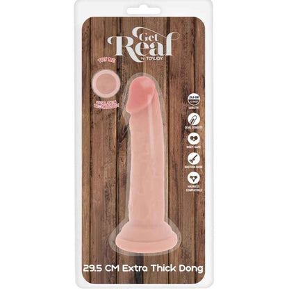 GET REAL - DONG DELUXE IN TPE A DOPPIA DENSITÀ 29,5 CM