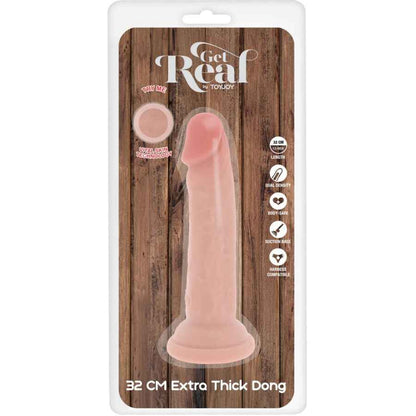 GET REAL - DONG DELUXE IN TPE A DOPPIA DENSITÀ 32 CM