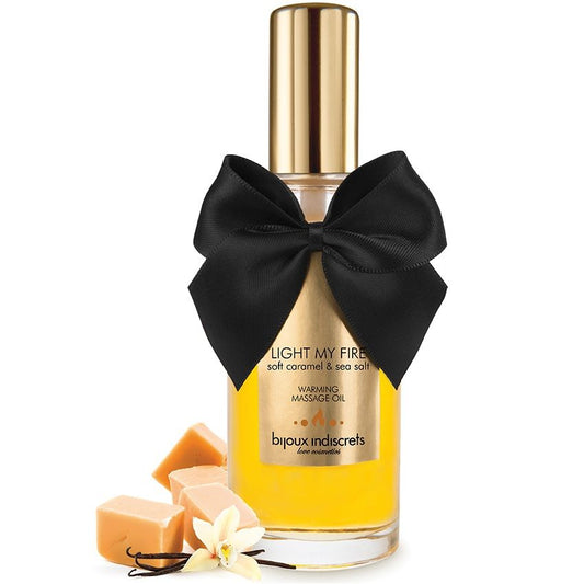BIJOUX - MASSAGE OIL HEAT EFFECT CARAMEL AROMA - 1