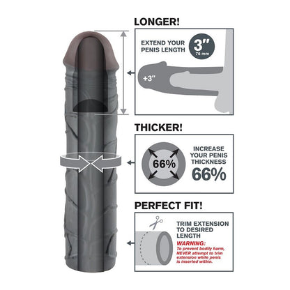 FANTASY X- TENSIONS - BLACK MEGA 3 EXTENSION