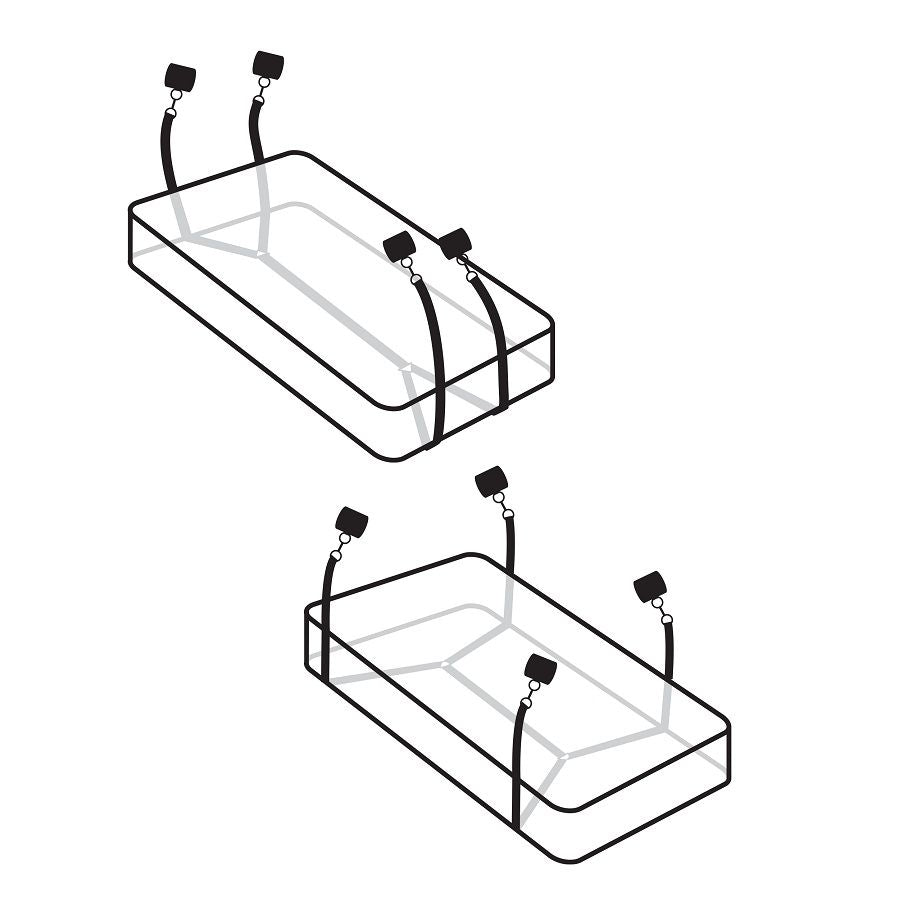 FETISH FANTASY LIMITED EDITION - WRAPAROUND MATTRESS RESTRAINTS - 2