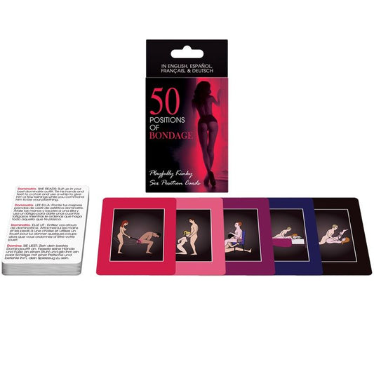KHEPER GAMES - 50 POSITIONS OF BONDAGE CARDS - 1