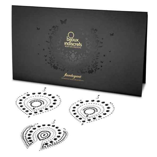 BIJOUX - INDISCRETS FLAMBOYANT NERO & ARGENTO - Secretroomsexyshop