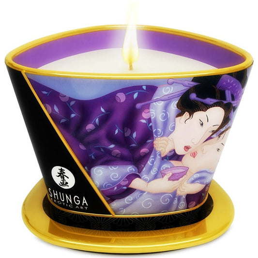 SHUNGA - MINI CARESS BY CANDELIGHT EXOTIC FRUITS MASSAGE CANDLE 170 ML - 1
