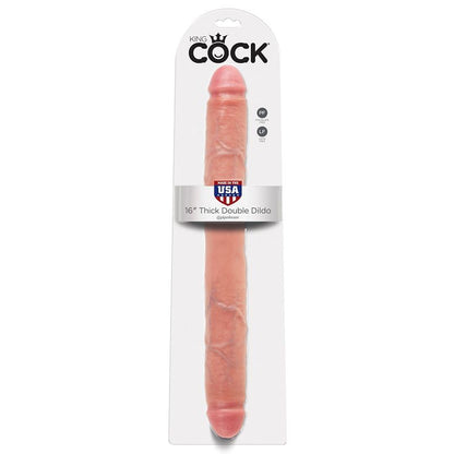KING COCK - DOUBLE DILDO THICK FLESH 40.6 CM
