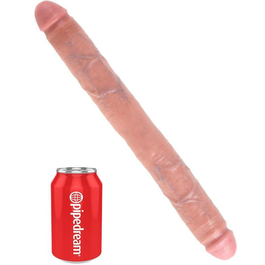 KING COCK - THICK DOUBLE DILDO FLESH 40.6 CM - 1