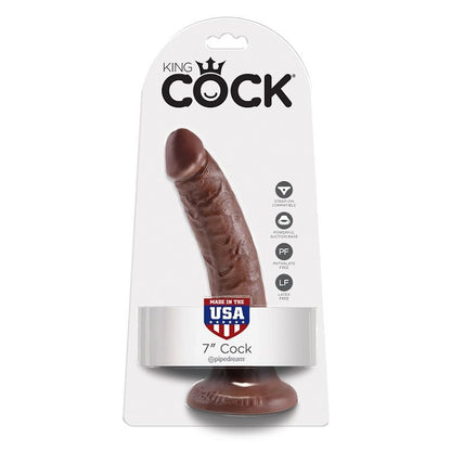 KING COCK - 7 GODES CHOCOLAT 17,8 CM
