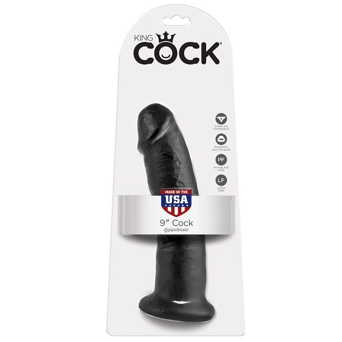 KING COCK - 9 GODES NOIRS 22,9 CM