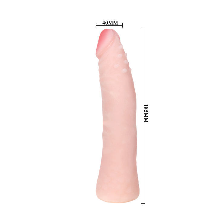 BAILE - REALISTIC SILICONE DILDO WITH SKIN TOUCH 19CM RANDOM BOX COLOR