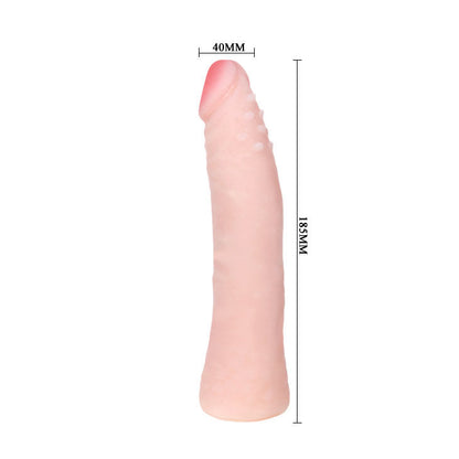BAILE - REALISTIC SILICONE DILDO WITH SKIN TOUCH 19CM RANDOM BOX COLOR