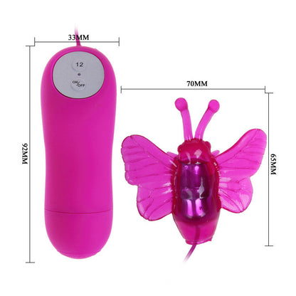 BAILE - CUTE SECRET BUTTERFLY STIMULATOR VIBRATOR 12V - 5