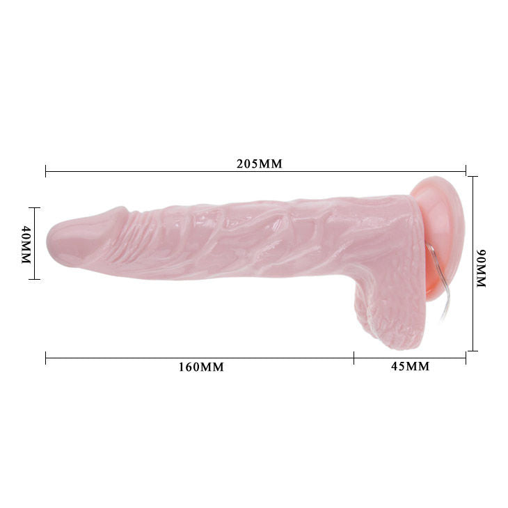 BAILE - REALISTIC DILDO SUPER ROTA DONG 20.5 CM