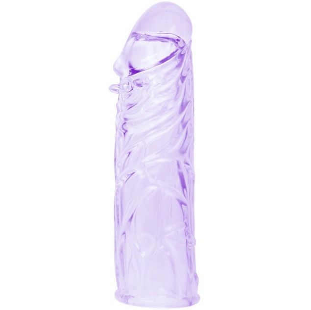 BAILE - LILAC COVER FOR THE PENIS IN ADAPTABLE SILICONE 13 CM - 8