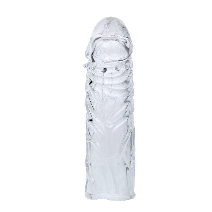 BAILE - TRANSPARENT SILICONE PENIS COVER 13 CM - 6