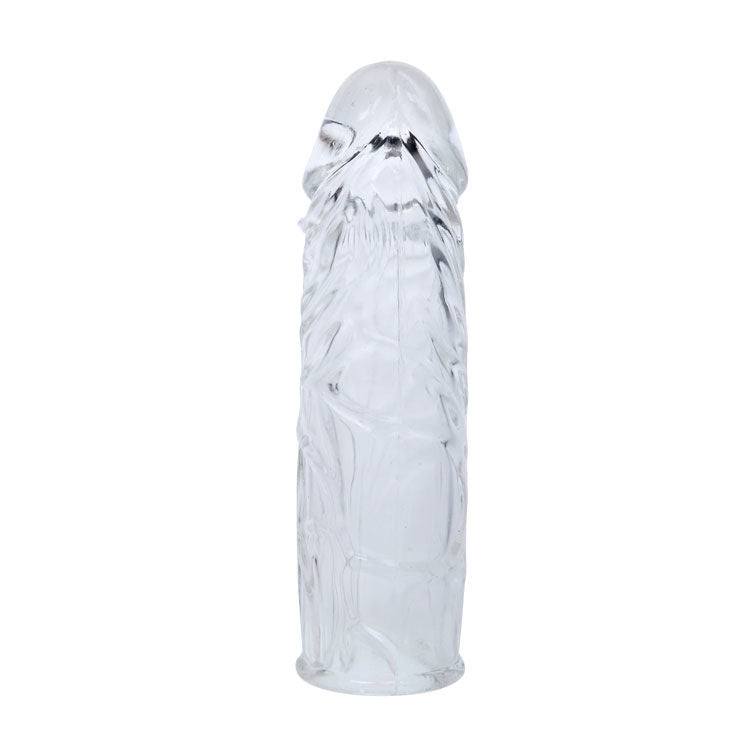 BAILE - TRANSPARENT SILICONE PENIS COVER 13 CM - 5