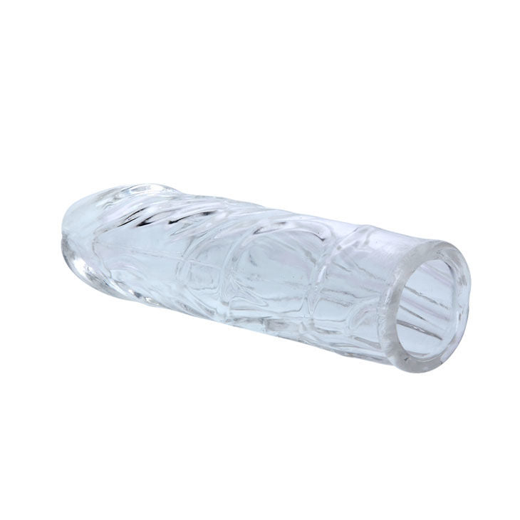 BAILE - TRANSPARENT SILICONE PENIS COVER 13 CM - 4