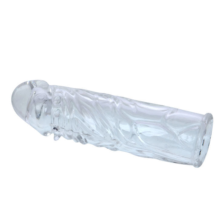 BAILE - TRANSPARENT SILICONE PENIS COVER 13 CM - 3