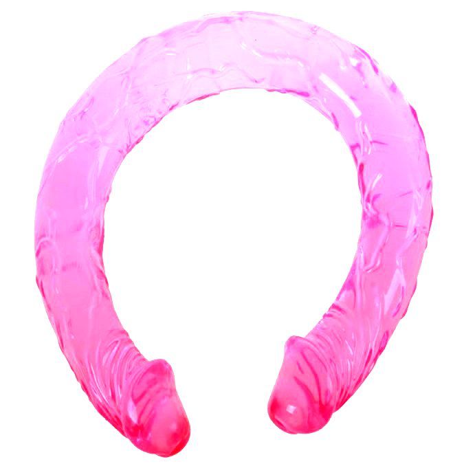 BAILE - PINK DOUBLE DONG 44.5 CM - 5