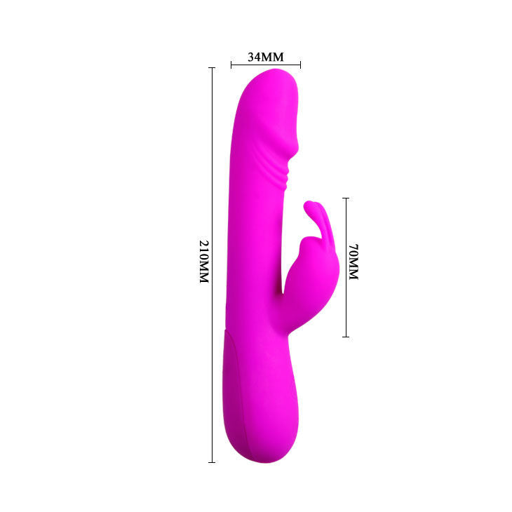 PRETTY LOVE - FLIRTATION VIBRATOR WITH RABBIT CLEMENT - 5