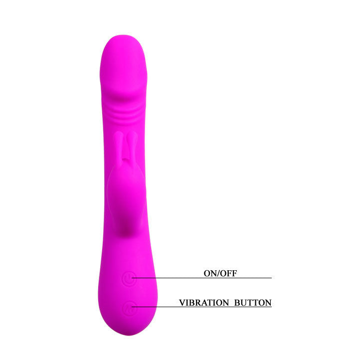PRETTY LOVE - FLIRTATION VIBRATOR WITH RABBIT CLEMENT - 6