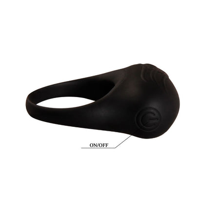PRETTY LOVE - BERTRAM BLACK VIBRATOR RING - 6