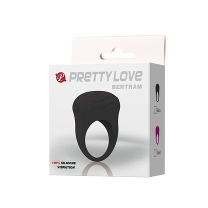 PRETTY LOVE - BERTRAM BLACK VIBRATOR RING - 8