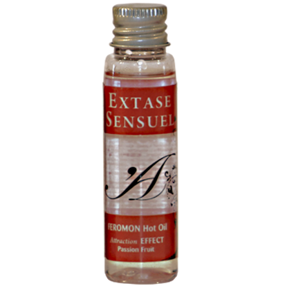 EXTASE SENSUAL - HEAT EFFECT MASSAGE OIL WITH PASSION FRUIT PHEROMONES TRAVEL 35 ML - 1