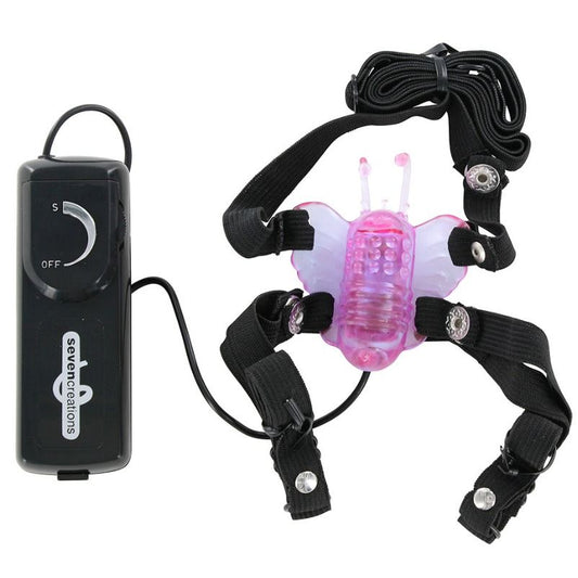 SEVEN CREATIONS - BUTTERFLY STIMULATOR WITH VIBRATION - 1