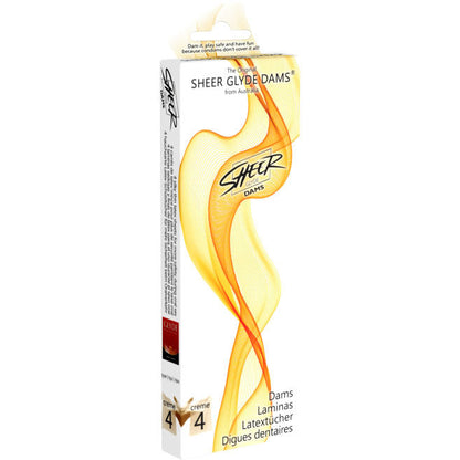 SHEER GLYDE - DAMS LAMINAS LATEX ORAL SEX VANILLA - 1