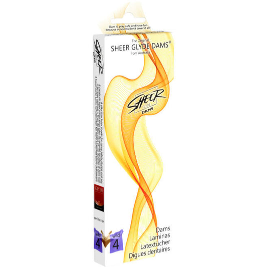 SHEER GLYDE - DAMS LAMINAS LATEX ORAL SEX WILD BLACKBERRIES - 1
