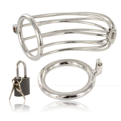 METAL HARD - BIRD CHASTITY RING CAGE - 1