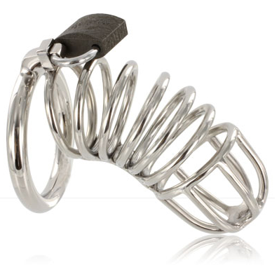 METAL HARD - CAGE RING CHASTITY DEVICE - 1