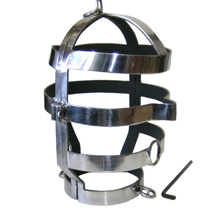 METAL HARD - MASK WITH STEEL NECKLACE - 1