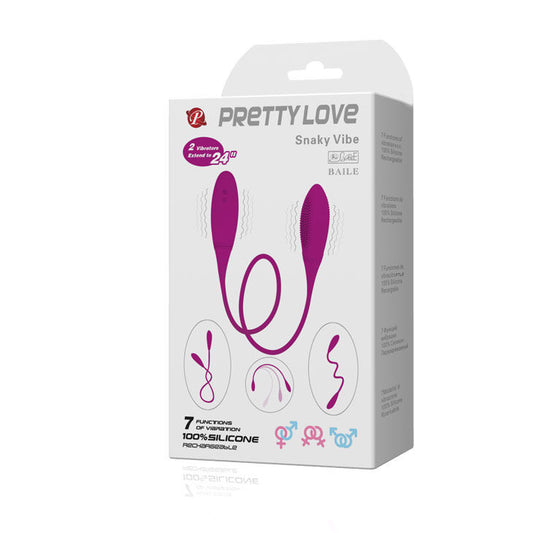 PRETTY LOVE - VIBRATORE SNAKY DELUXE 7 V - Secretroomsexyshop