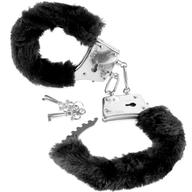FETISH FANTASY SERIES - FURRY CUFFS BLACK - 3