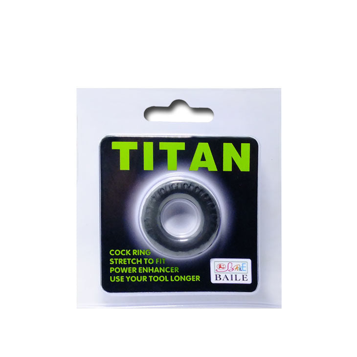 BAILE - TITAN COCKRING BLACK GREEN 2 CM - 5