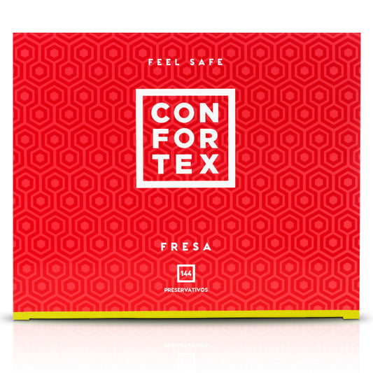 CONFORTEX - PRESERVATIVO FRAGOLA 144 UNITÀ - Secretroomsexyshop