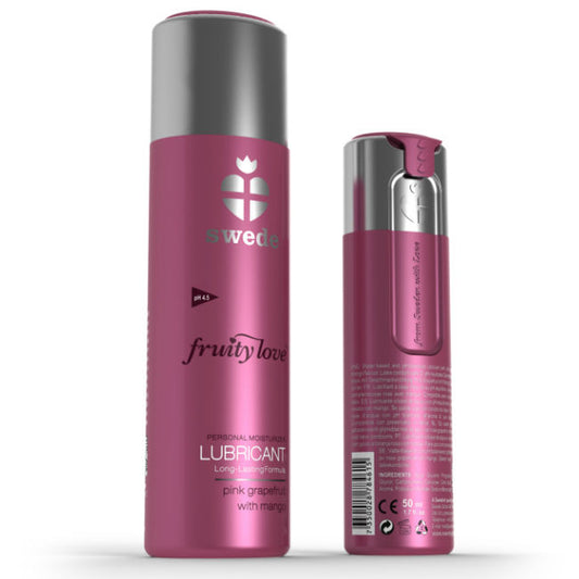 SWEDE - FRUITY LOVE LUBRIFICANTE POMPELMO ROSA CON MANGO 50 ML - Secretroomsexyshop