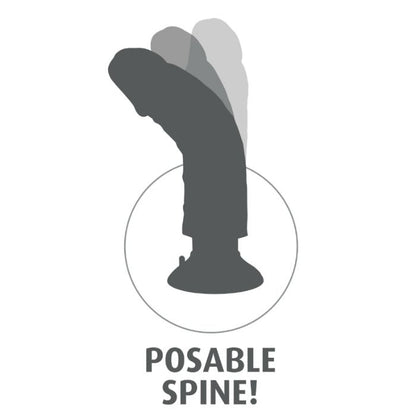 KING COCK - 23 CM VIBRATING COCK FLESH - 1