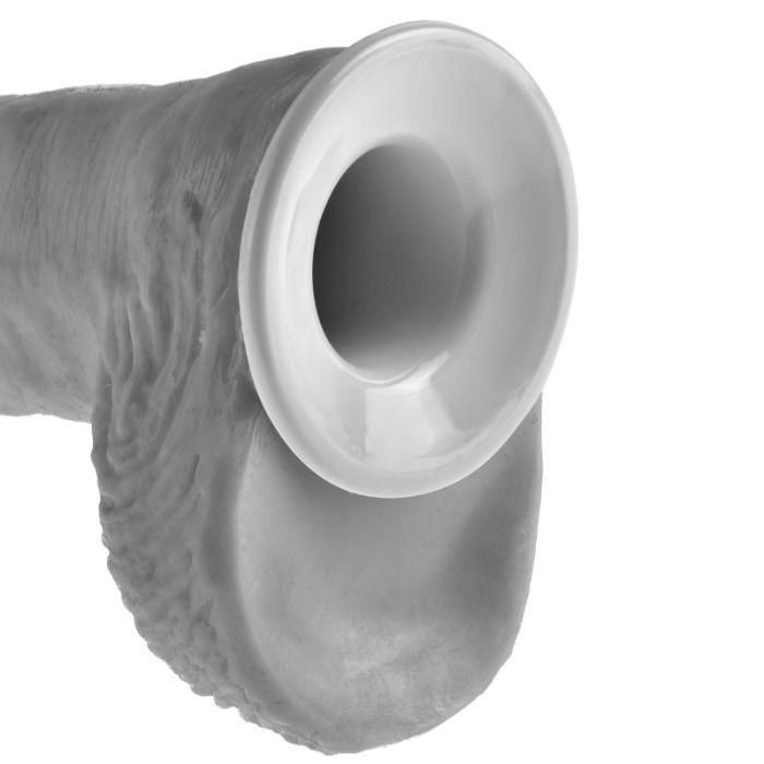 KING COCK - SYSTÈME DE BRETELLES À SANGLE CREUX DE 28 CM CHAIR