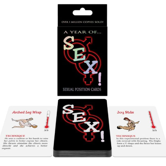 KHEPER GAMES - CARTE DI POSIZIONE SESSUALE UN ANNO DI...SESSO! - Secretroomsexyshop
