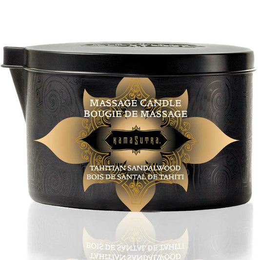 KAMASUTRA - CANDELA DA MASSAGGIO VANIGLIA E SANDALO 170 GR - Secretroomsexyshop