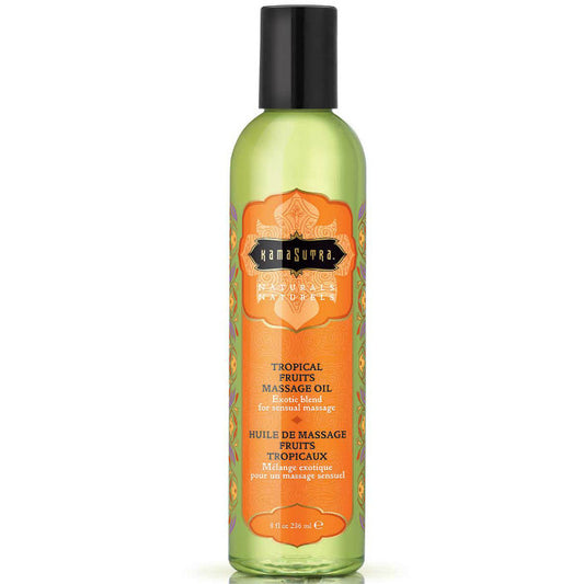 KAMASUTRA - NATURALS MASSAGE OIL TROPICAL FRUITS 236ML - 1