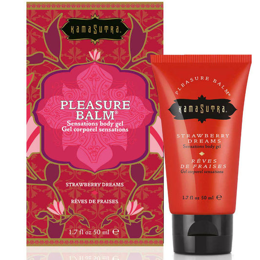 KAMASUTRA - STIMULATING PLEASURE BALM STRAWBERRY DREAMS FLAVOR 50ML - 1