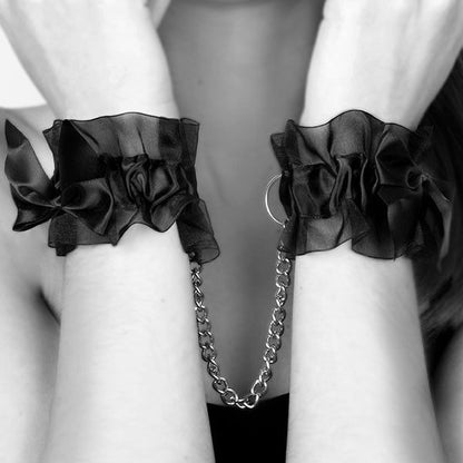 BIJOUX - INDISCRETS FROU FROU ORGANZA HANDCUFFS - 3