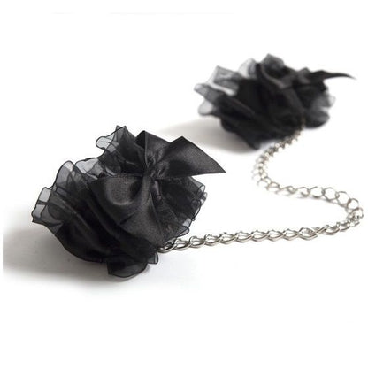 BIJOUX - INDISCRETS FROU FROU ORGANZA HANDCUFFS - 2