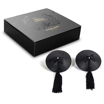 BIJOUX - BURLESQUE BLACK NIPPLE COVERS - 2