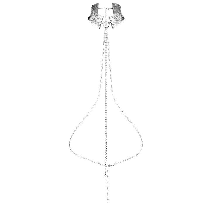 BIJOUX - DÉSIR MÉTALLIQUE SILVER METALLIC NECKLACE - 2