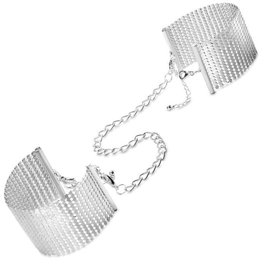 BIJOUX - DÉSIR MÉTALLIQUE SILVER METALLIC HANDCUFFS - 1