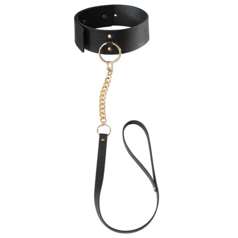 BIJOUX INDISCRETS MAZE - BLACK NECKLACE WITH STRAP - 6